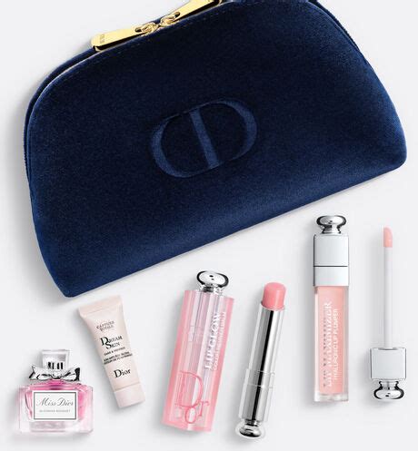 dior velvet makeup bag.